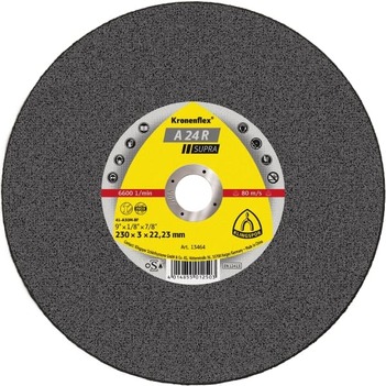 Cutting-off Wheels for Steel 125 x 2.5 x 22.23mm A 24 R Supra Kronenflex 328772