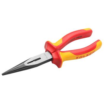 Insulated Long Nose Pliers Industrial 200mm Tolsen 38138