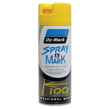 Spray & Mark Yellow Marking Out Paint 350g