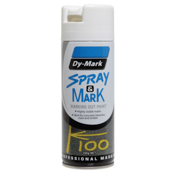 White Spray & Mark Marking Out Paint 350g 40013511