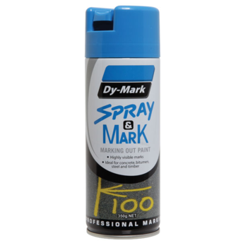 Spray & Mark Fluro Blue Marking Out Paint 350g