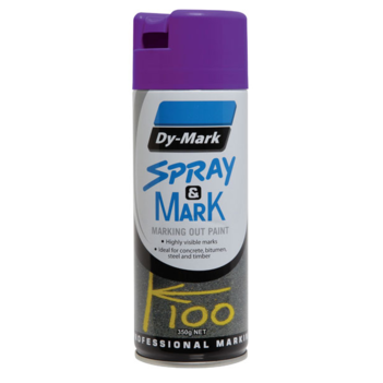 Spray & Mark Fluro Violet Marking Out Paint 350g
