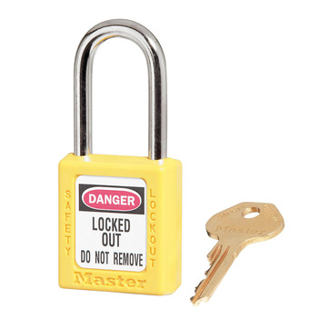 Yellow Zenex Safety Padlocks 38mmX38mm Masterlock  410YLW