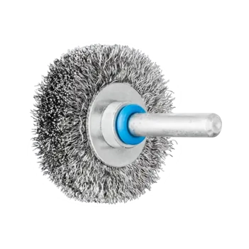 6mm Shank Mounted 40x9mm Crimped wire wheel brush Pferd 43103003