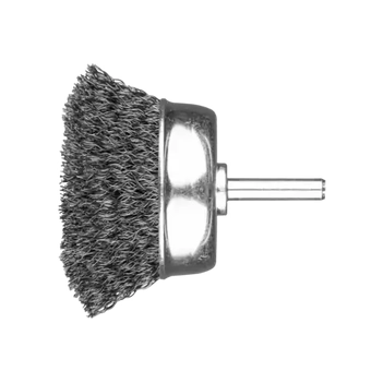 Shank-Mounted Cup Brush Crimped TBU 5015/6,35 ST 0,30 Universal For Straight Grinders Pferd 43740003