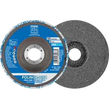 Polinox Non-woven 125mm Medium Soft Disc PNER-MW 125-22,2 SIC F Pferd 44690723