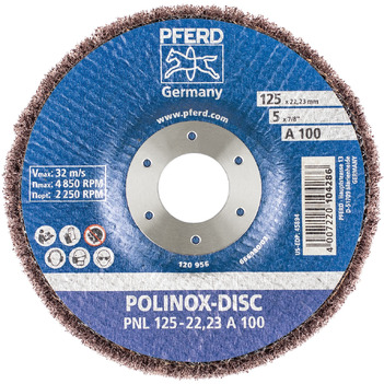 Polinox Fibre-Backing 125mm 100 Grit  Pferd 44692261 - 1Pc main image