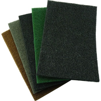 Hand Pads Black Coarse/Medium 150 x 234 PVHP Surface Conditioning Pferd 47200034 Pack of 10