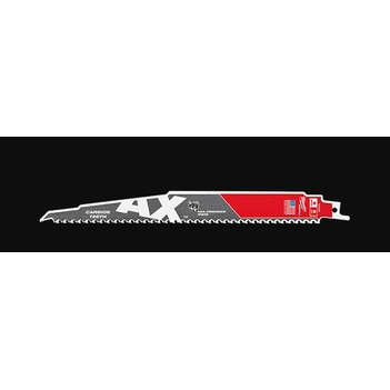 230mm TPI 5 The AX™ with Carbide Teeth SAWZALL™ Blade (1 PK) Milwaukee 48005226