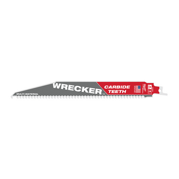 Sawzall The Wrecker With Carbide Teeth Demolition 230MM 9" 6TPI Blade 1 PACK 48005242 main image