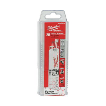 150mm 18 TPI The Torch™ SAWZALL® Blades Milwaukee 48008784 - 25 Pack