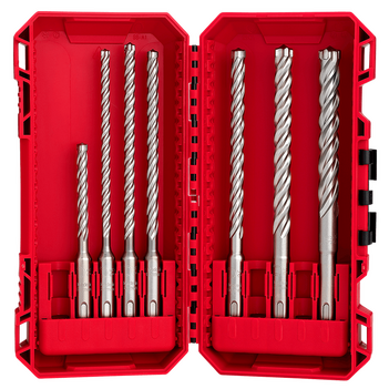 SDS Plus MX4 4-Cut Drill Bit 7PC Set Milwaukee 49323556