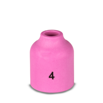 Ceramic Alumina Cups For Gas Lens Size 4 (6mm) Suits 9/20 Torch 53N58 Pkt : 2