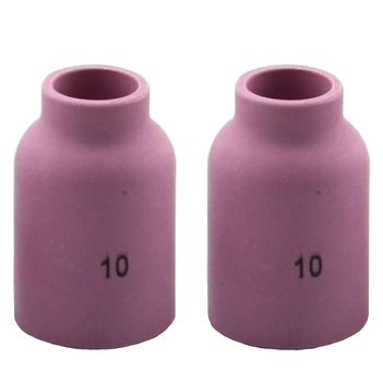 Gas Lens Alumina Cup Large Diameter Size 10 For 17/18/26 Torch 53N88 Pkt : 2 