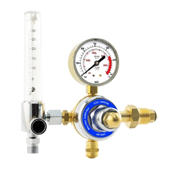 Argon Pressure Regulator With Flowmeter Yildiz 5440F30-AU