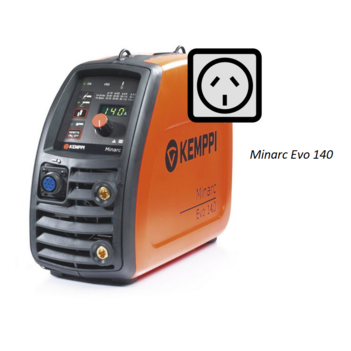 Minarc EVO 140VRD MMA/TIG Welder 140A Kemppi P0680 (61002140AU) 