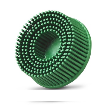 Scotch-Brite Roloc Bristle Disc 50 Grit 75mm x 16mm Green 3M 61500132198