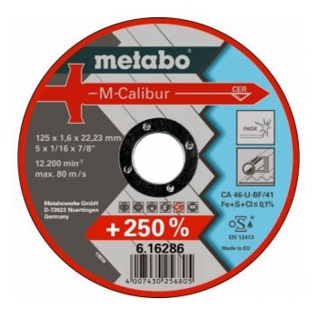 125 x 1.6 x 22.23 M-Calibur Inox Cutting Disc 616286000