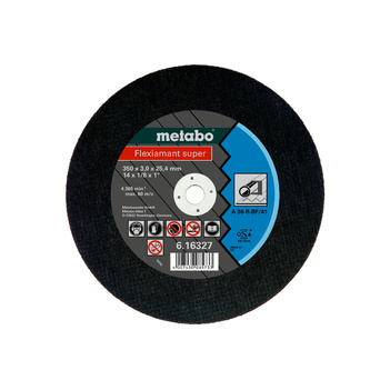 Cutting Disc Flexiamant Super 350 X 3.0 X 25.4 Steel TF 41 616327000 Pack of 10