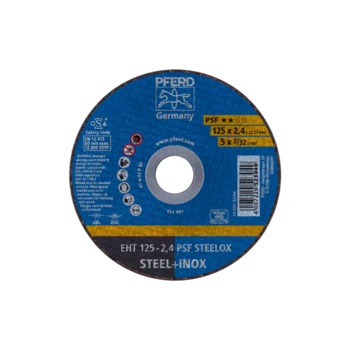 Cut-Off Wheels Psf Steelox EHT 125-2.4 PSF Steelox Pferd 61721122 - Pkt 5