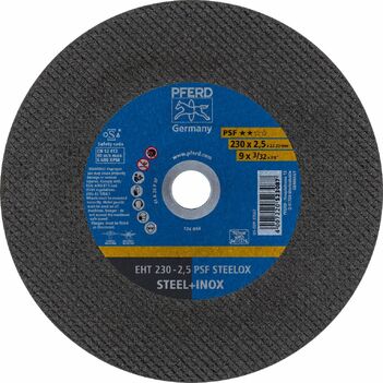 Flat Cut-Off Wheel Gp - Inox Eht 230-2.5 A 24 P PSF Inox Pferd 61728122