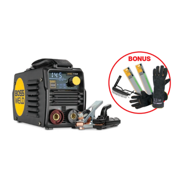 Buddy Arc 145 240V 10A MMA Pulse / DC TIF TIG Welder Package Bossweld 633145BONUS