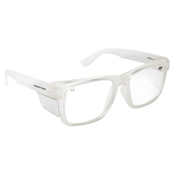 Safety Glasses Frontside Clear Lens With Clear Frame 6500