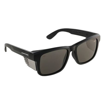 Safety Glasses Frontside Tinted Smoke Lens With Black Frame 650_BK2