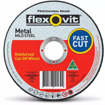 Cutting Disc 180 x 2.5 x 22.23 mm Mild Steel Right Angle Type 41 AO Flexovit 66252841566
