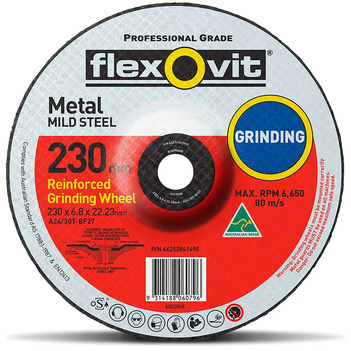 Metal Grinding Disc 230 X 6.8mm Flexovit 66252841695