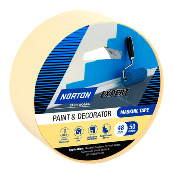 Masking Tape 48mm x 50 Metres Paint & Decor Masking Tape Norton 69957341717 main image
