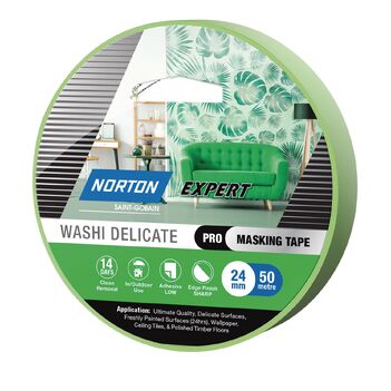 Norton® Expert Washi Delicate Masking Tape 24mmx50m 69957341734