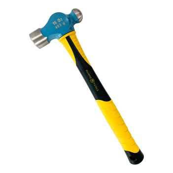 Ball Pein Hammer Normalised 450g Fibreglass Handle 330mm Long Mumme Tools 6NHBP5GFH0.450