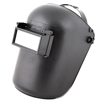 Flip Front Welding Helmet, Mig Tig Stick Black Weldclass 7-FFH