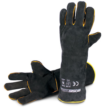 Welding Gloves 16" Black & Gold Bossweld 700010