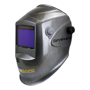 Graphite Electronic Auto Welding Helmet Wide View Bossweld 700200