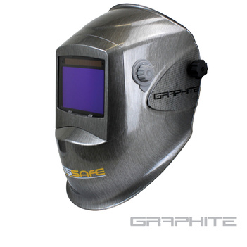 Graphite Electronic Auto Welding Helmet Wide View Bossweld 700200