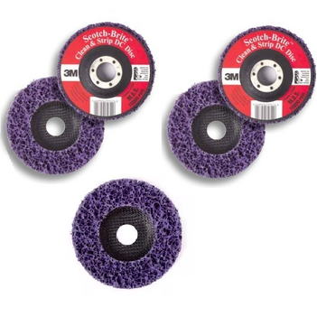 Clean & Strip Scotch-Brite™ 100mm x 16mm Purple 7012884571 3M™ AT019439663-5 Pack of 5