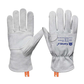 Cowhide Suede Leather Work Safety XL Gloves KameLo 707-W-XL