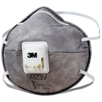 Cupped Particulate Respirator 9923V, P2 Valved with Organic Vapour Relief Pkt : 10 7100017433