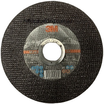 Silver Cut-Off Wheel 125 x 1 x 22.23mm 3M 7100172891 Pack of 25