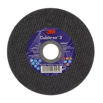Cubitron™ 3 Cut-Off Wheel 125 x 1 x 22.23 mm 60+, T41 (86647) 7100304306 Pack of 50
