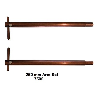 250mm Straight Arm Set For Hand Held Spot Welder 7502 18mm Dia