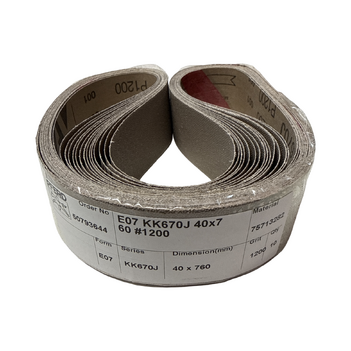 E07 KK670J Sander Belt 40 x 760mm 1200Grit Pferd 75713282 10pk