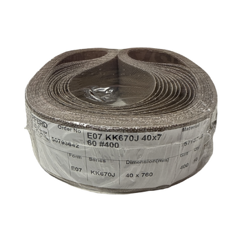 E07 KK670J Sander Belt 40 x 760mm 400Grit Pferd 75713745 10pk
