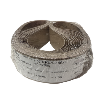 E07 KK670J Sander Belt 40 x 760mm 2500Grit Pferd 75713747 10pk