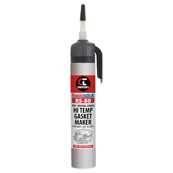 200ml Auto-Dose Rapidstick RS-80 Hi Temp Gasket Maker Cartridge (Black) Chemtools 8-RS80BK-200