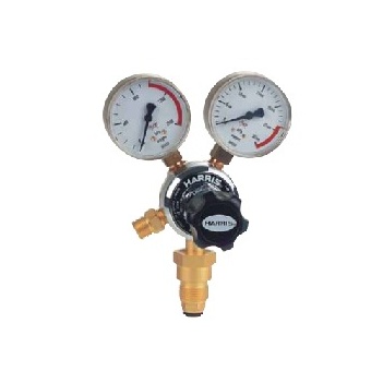 Harris Model 801 Oxygen pressure reg, Side Inlet, 0-1000kpa