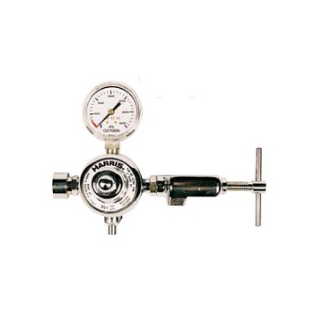 Harris Model 801  Preset Single Stage Reg w/-Yoke (Oxygen Type)