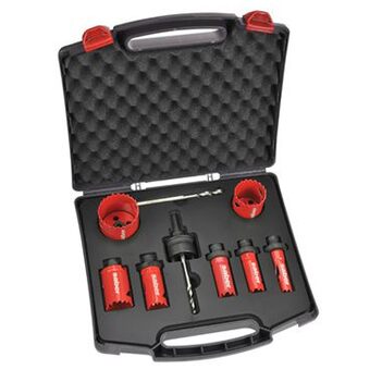 Quick Change Hole Saw Kit Saber 16-50mm 9 Piece S2 8070-S2